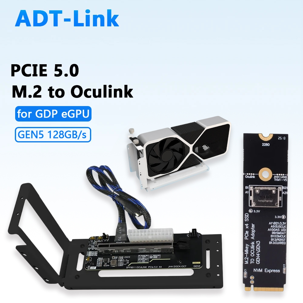 OCuLink EGPU Dock PCIe 5.0 X4  - đánh giá và giá Oculink Gpu Dock Station