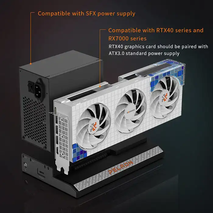 PELADN Link S-2 Graphics Card  - đánh giá và giá Oculink Gpu Dock Station