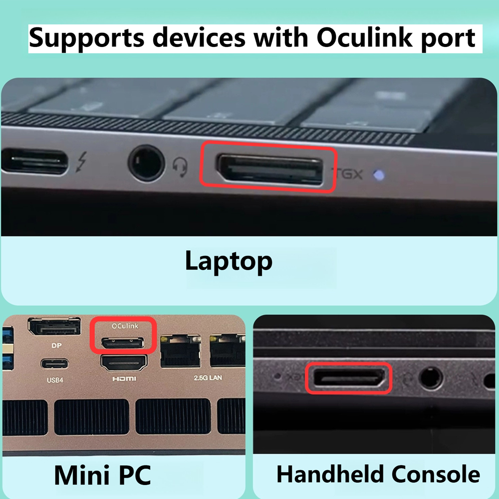 Oculink / M.2 External GPU Doc - đánh giá và giá Oculink Gpu Dock Station